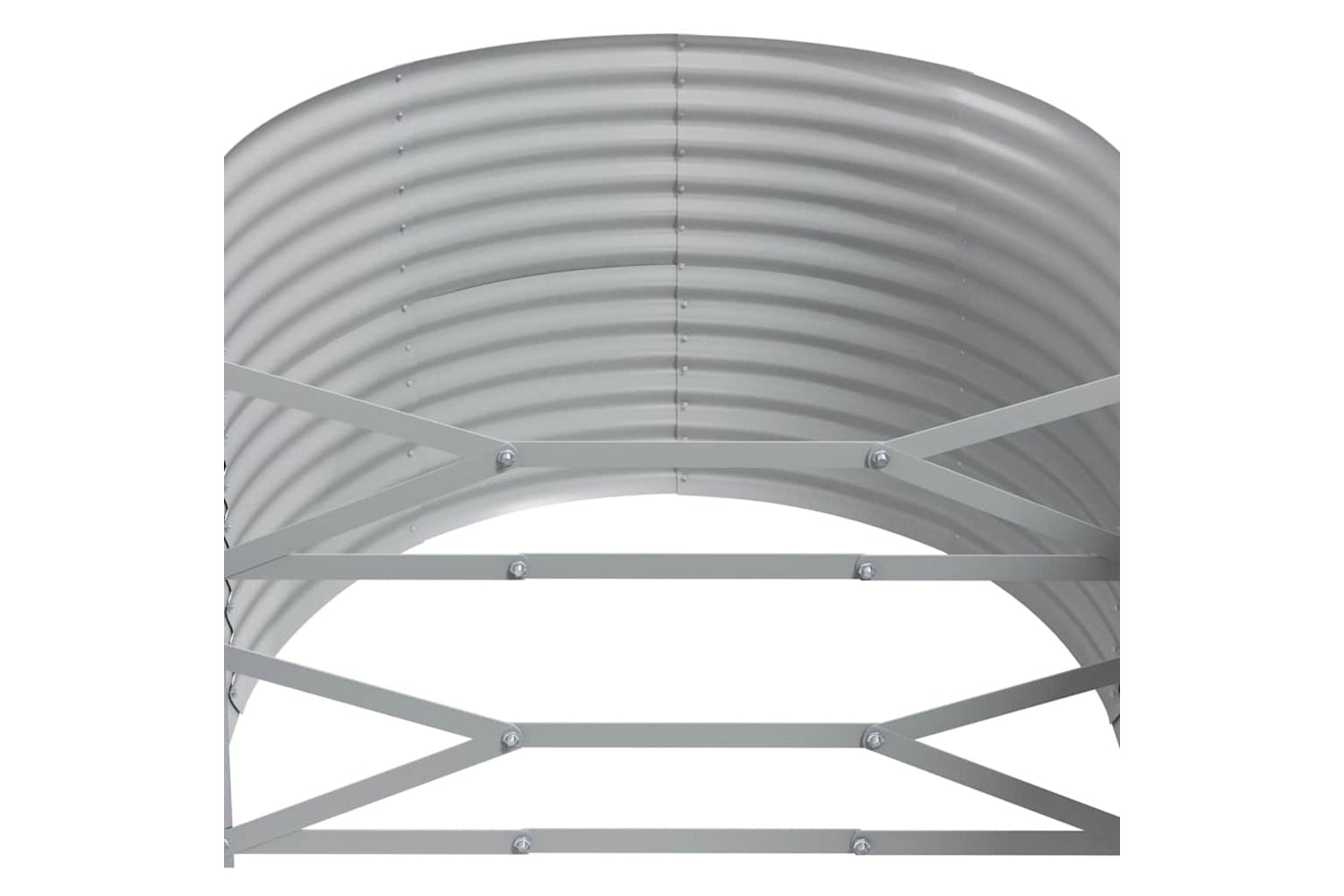 vidaXL 319071 Garden Raised Bed Powder-coated Steel 322x100x68cm Anthracite-4