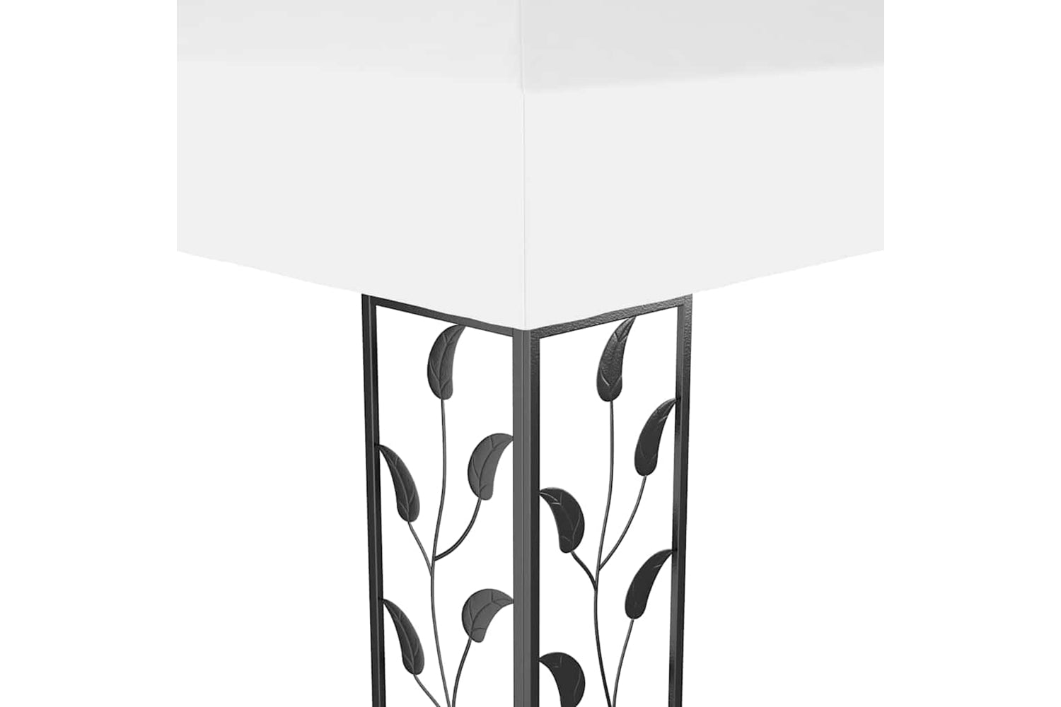 Vidaxl 3070298 Gazebo With Double Roof&led String Lights 3x4 M White-5