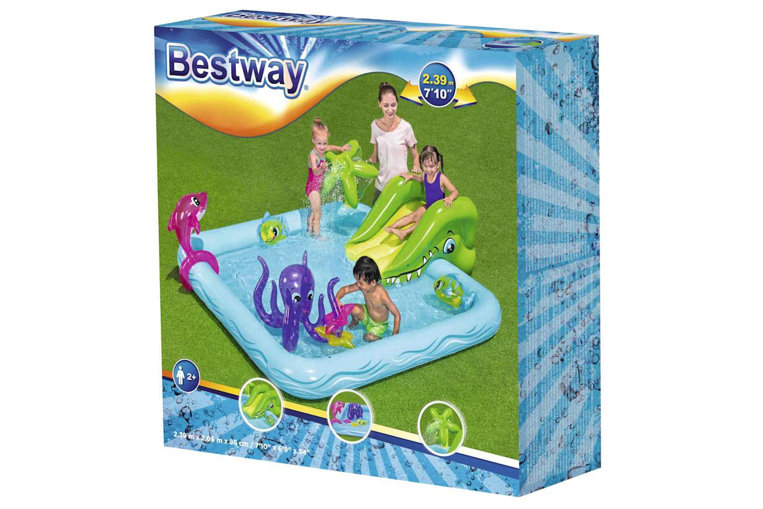 Bestway 92905 Fantastic Aquarium Play Center 239x206x86 Cm-8