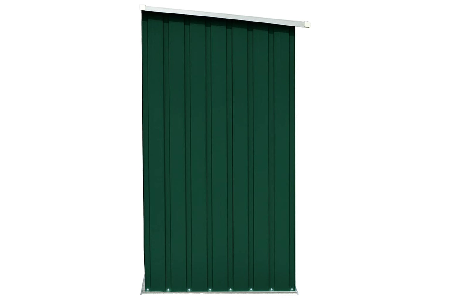 vidaXL 47089 Garden Log Storage Shed Galvanised Steel 163x83x154cm Green-3