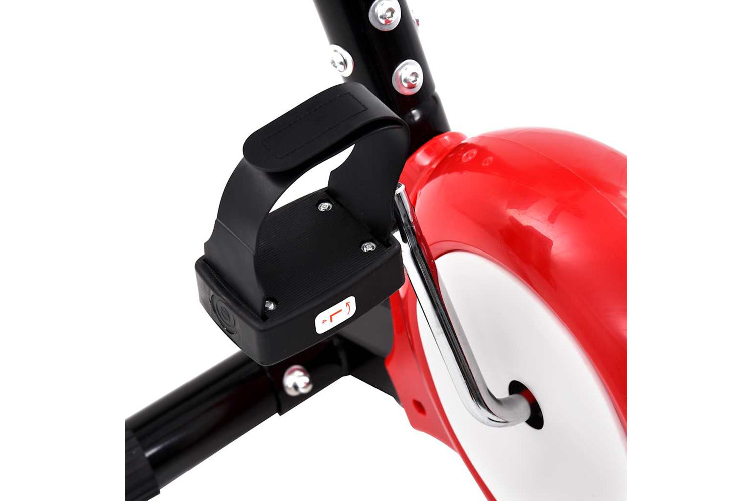Vidaxl Exercise Bike With Belt Resistance Red-9