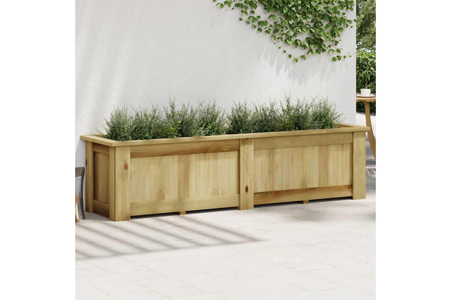 vidaXL 49095 Raised Bed 196x50x50cm Impregnated Pinewood-2