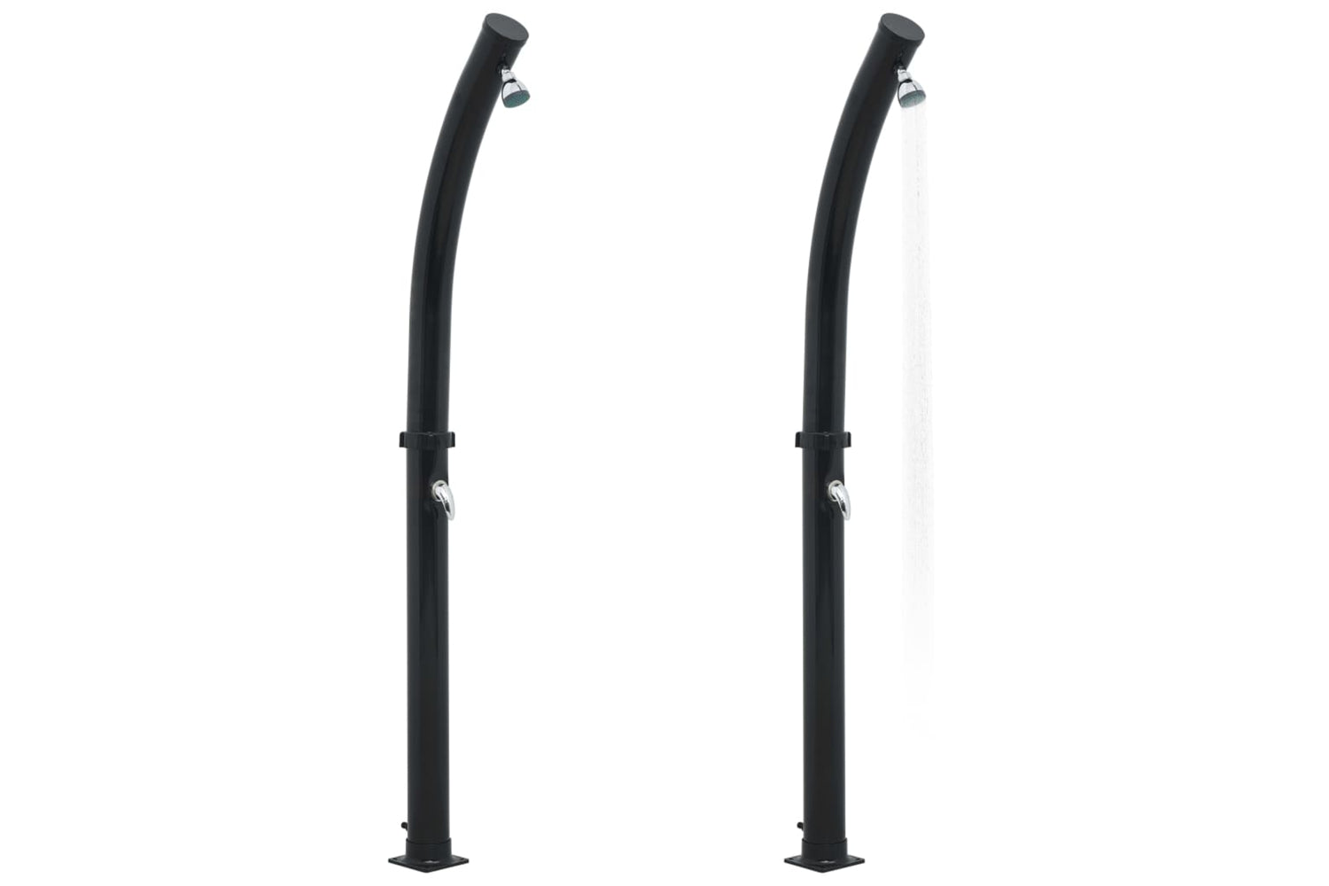 vidaXL 92311 Solar Shower Black 214cm 20 L-3