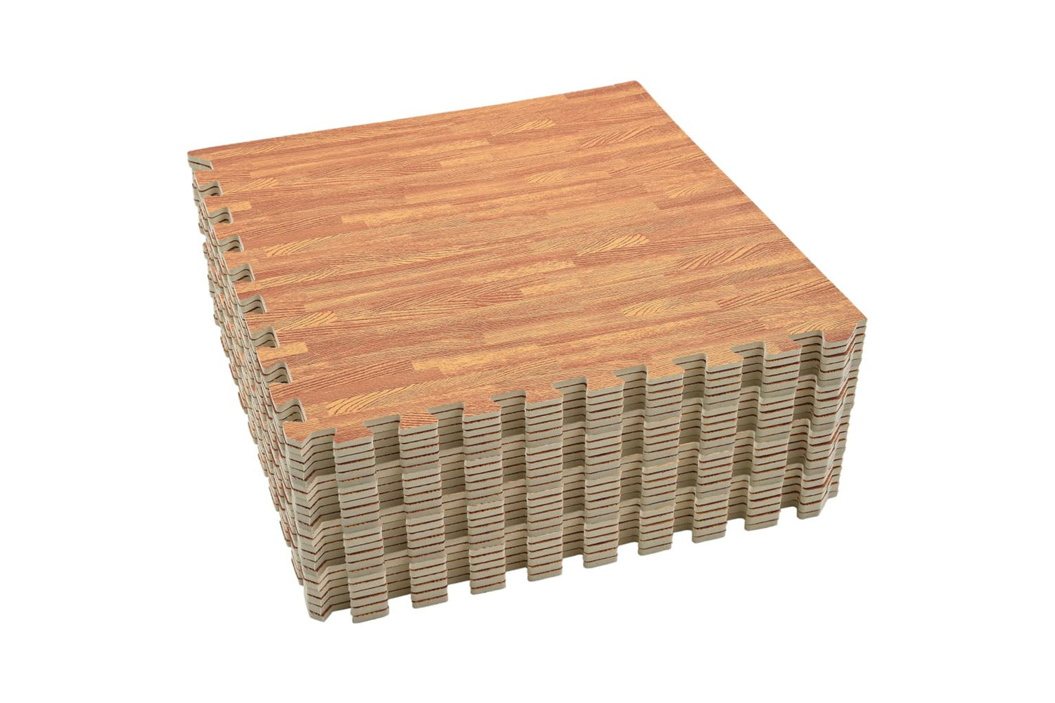 vidaXL 92460 Floor Mats 24 Pcs Wood Grain 8.64 ÃƒÂƒÃ‚ÂžÃ‚Â¡ Eva Foam-3