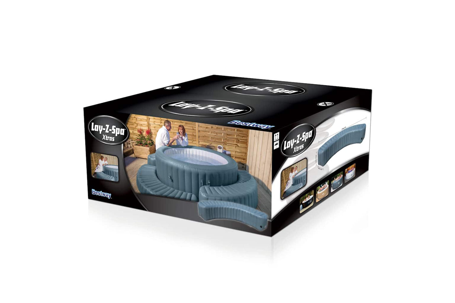 Bestway 92142 Lay-z-spa Inflatable Surround For Round Whirlpools-7