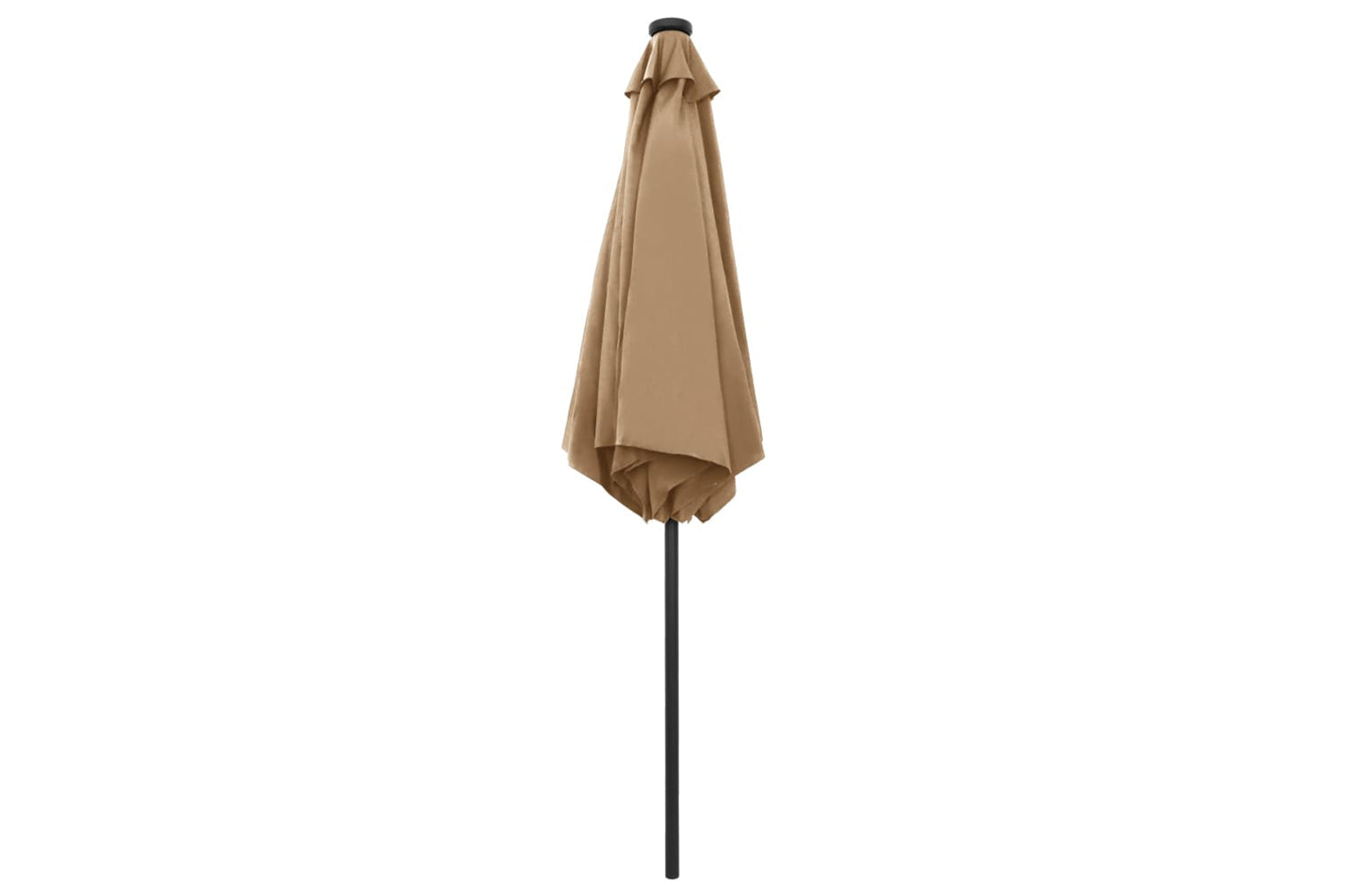 Vidaxl 47355 Parasol With Led Lights And Aluminium Pole 270 Cm Taupe-4
