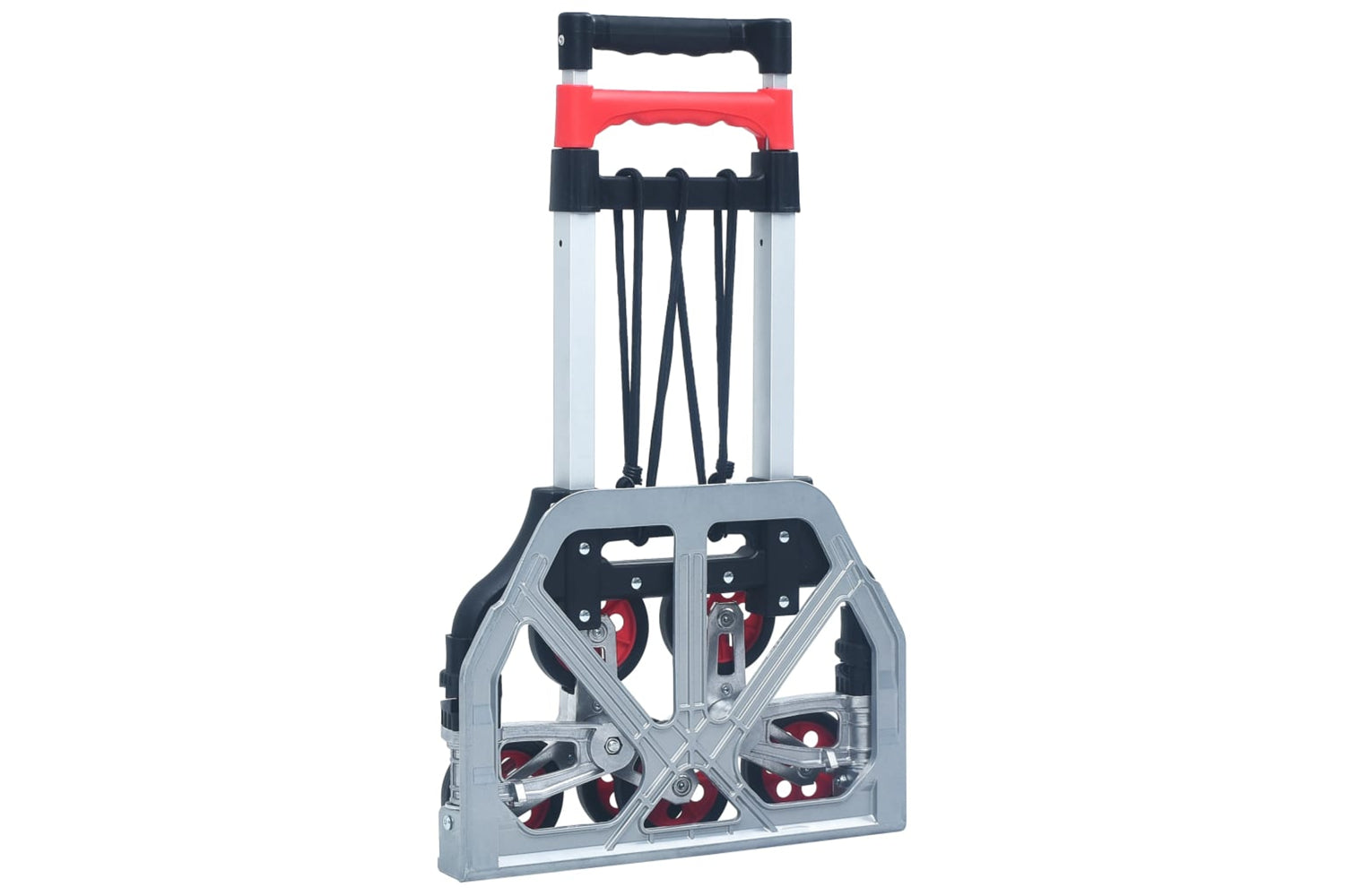 Vidaxl 146445 Foldable Stair Transport Trolley 70 Kg Aluminium Sliver-5