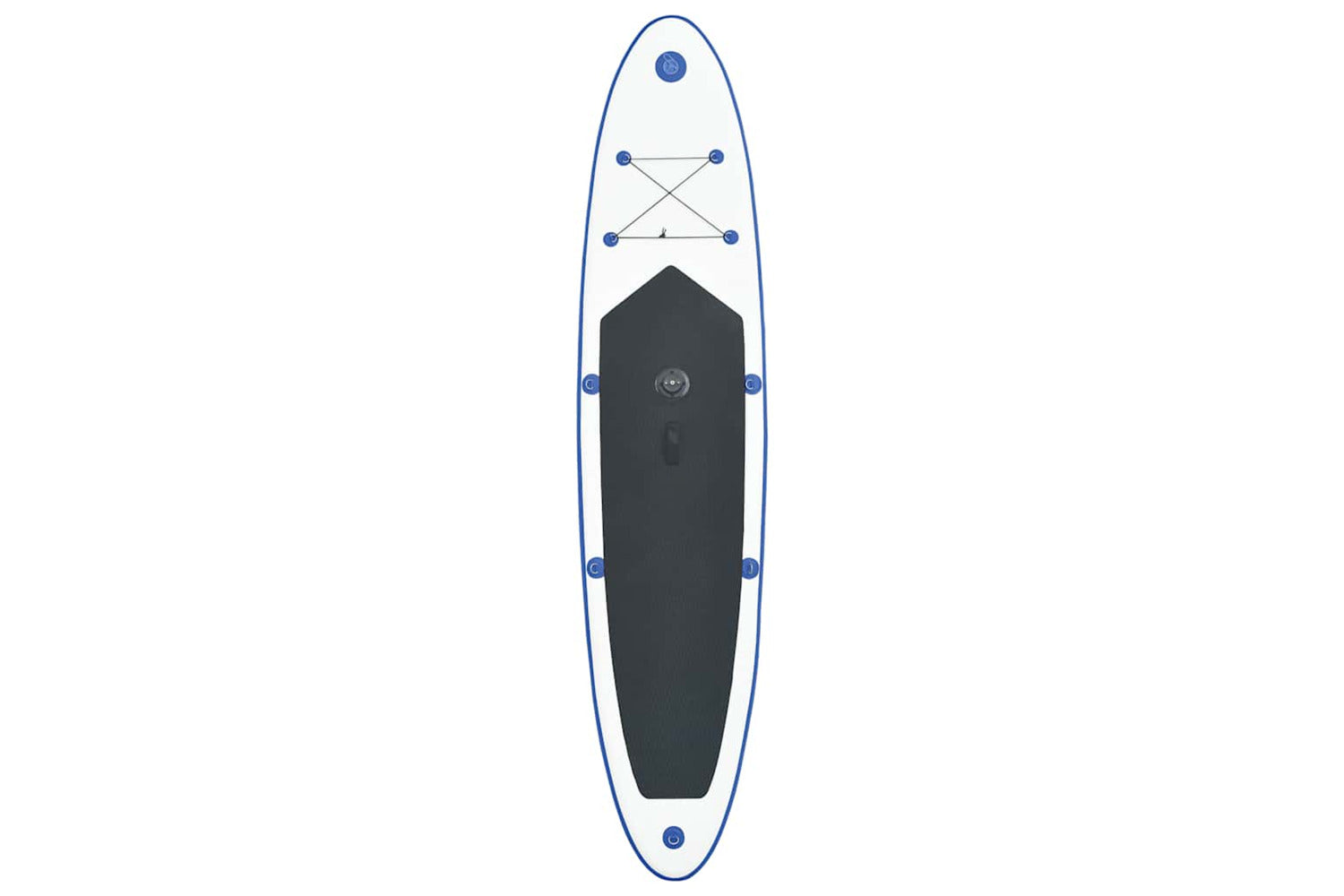 Vidaxl Inflatable Stand Up Paddleboard With Sail Set Blue And White-5