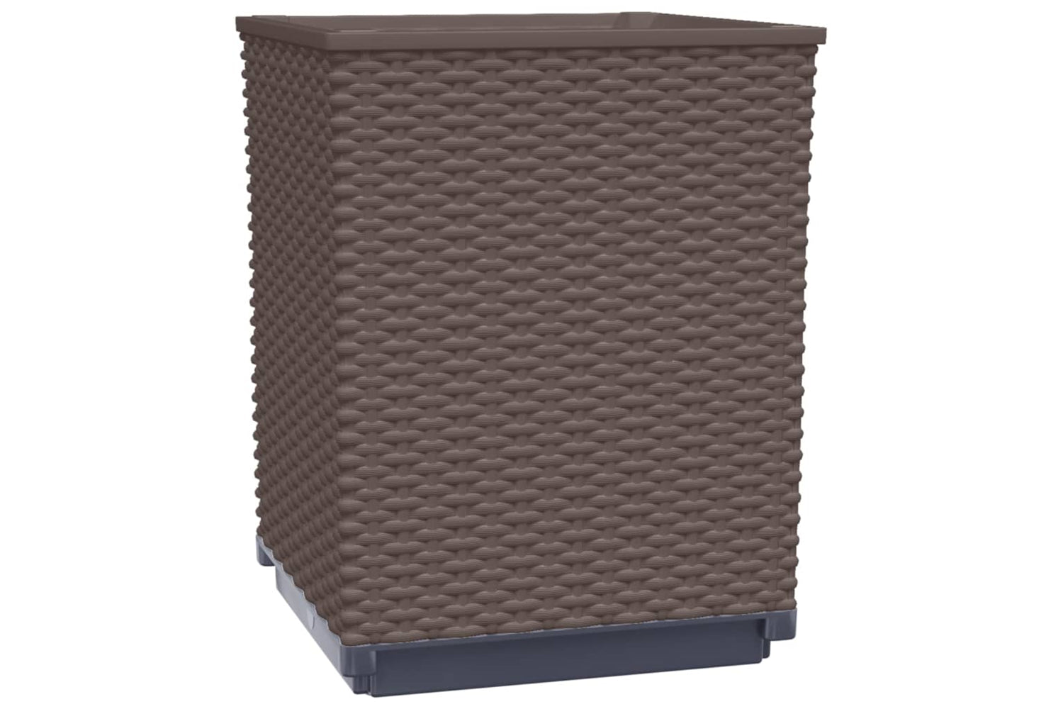 vidaXL 364184 Planters 2 Pcs Brown 30x30x37cm Polypropylene-3