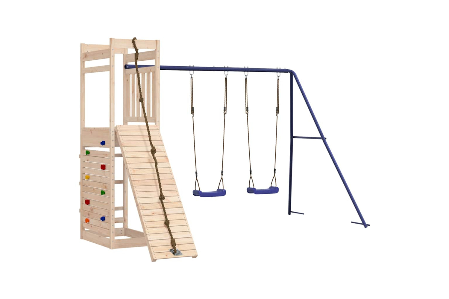 vidaXL 3157000 Outdoor Playset Solid Wood Pine-3