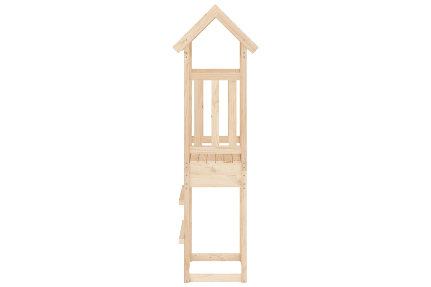 Vidaxl Play Tower 52.5x46.5x206.5 Cm Solid Wood Pine-5