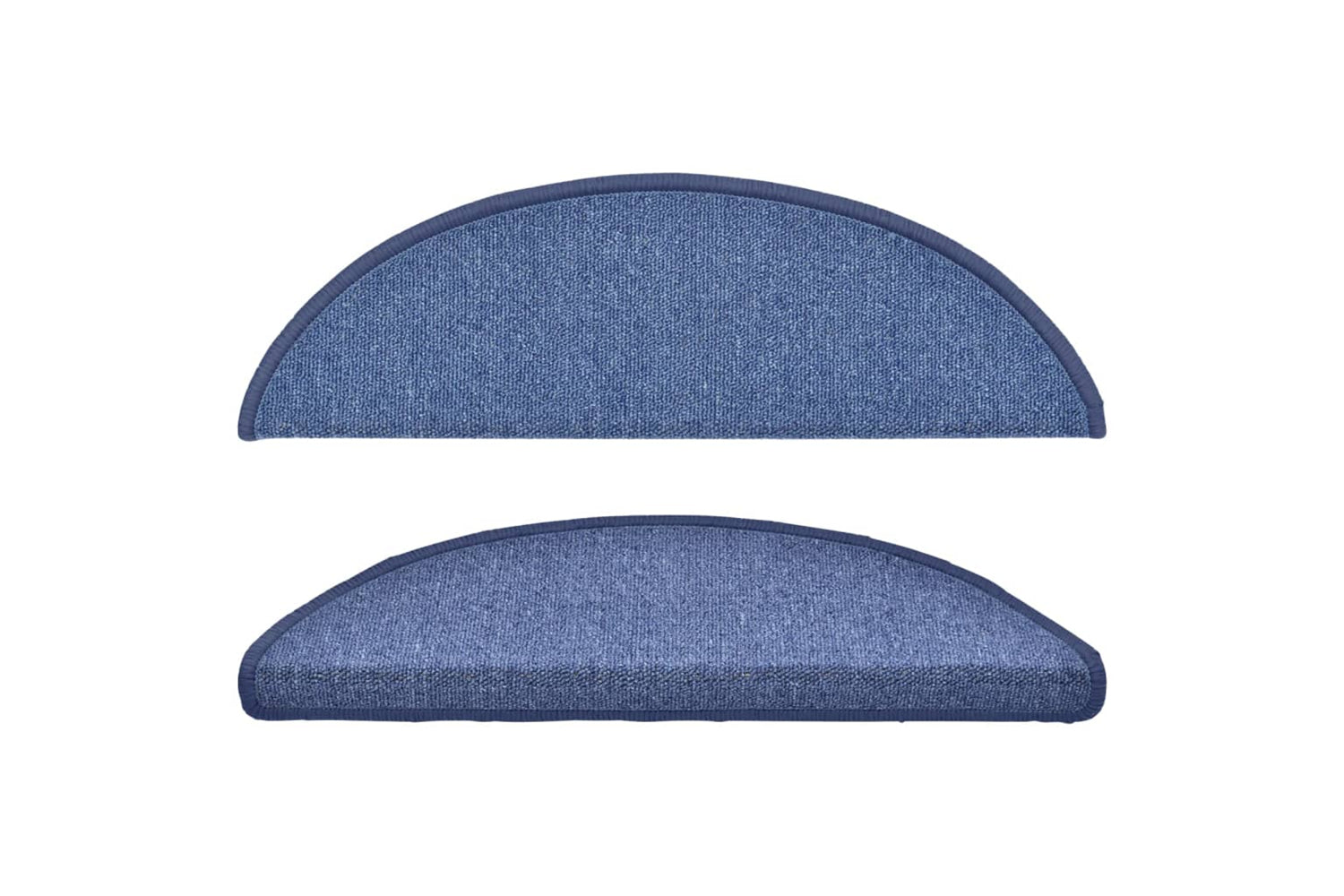 vidaXL 133883 Carpet Stair Treads 15 Pcs Blue 56x17x3cm-3