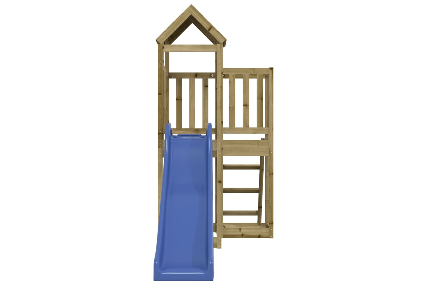 Vidaxl 3155830 Playhouse With Slide Impregnated Wood Pine-4