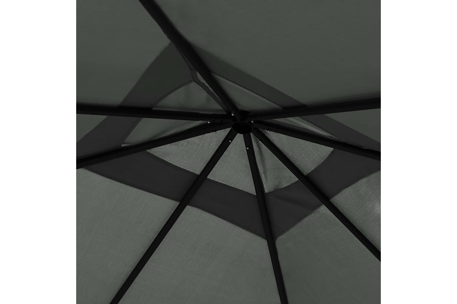Vidaxl 313607 Gazebo With Post Covers 3x3x2.6 M Anthracite 160 G/mâ²-3