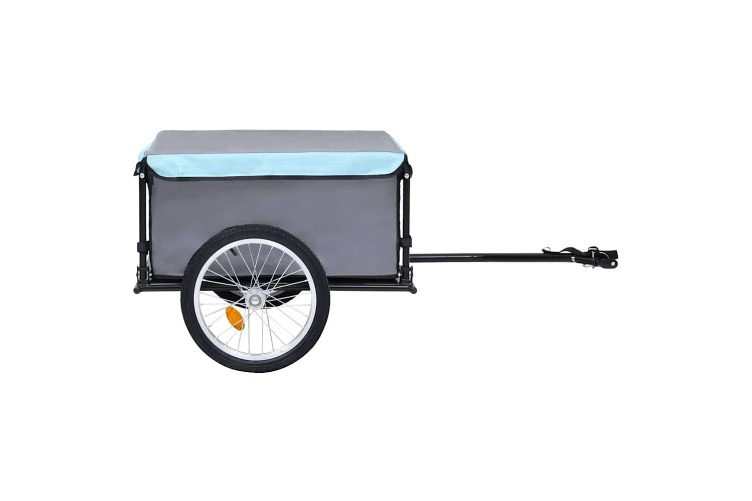 Vidaxl Bike Trailer Black And Blue 65 Kg-3
