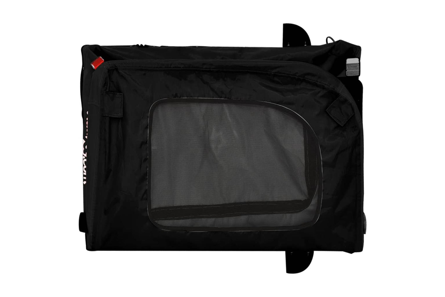 Vidaxl 93863 Pet Bike Trailer Black Oxford Fabric And Iron-8