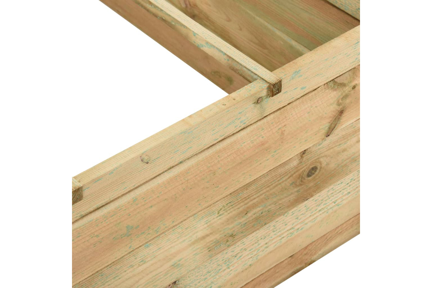vidaXL 43345 Garden Raised Vegetable Bed Impregnated Pinewood 197x100x40cm-5