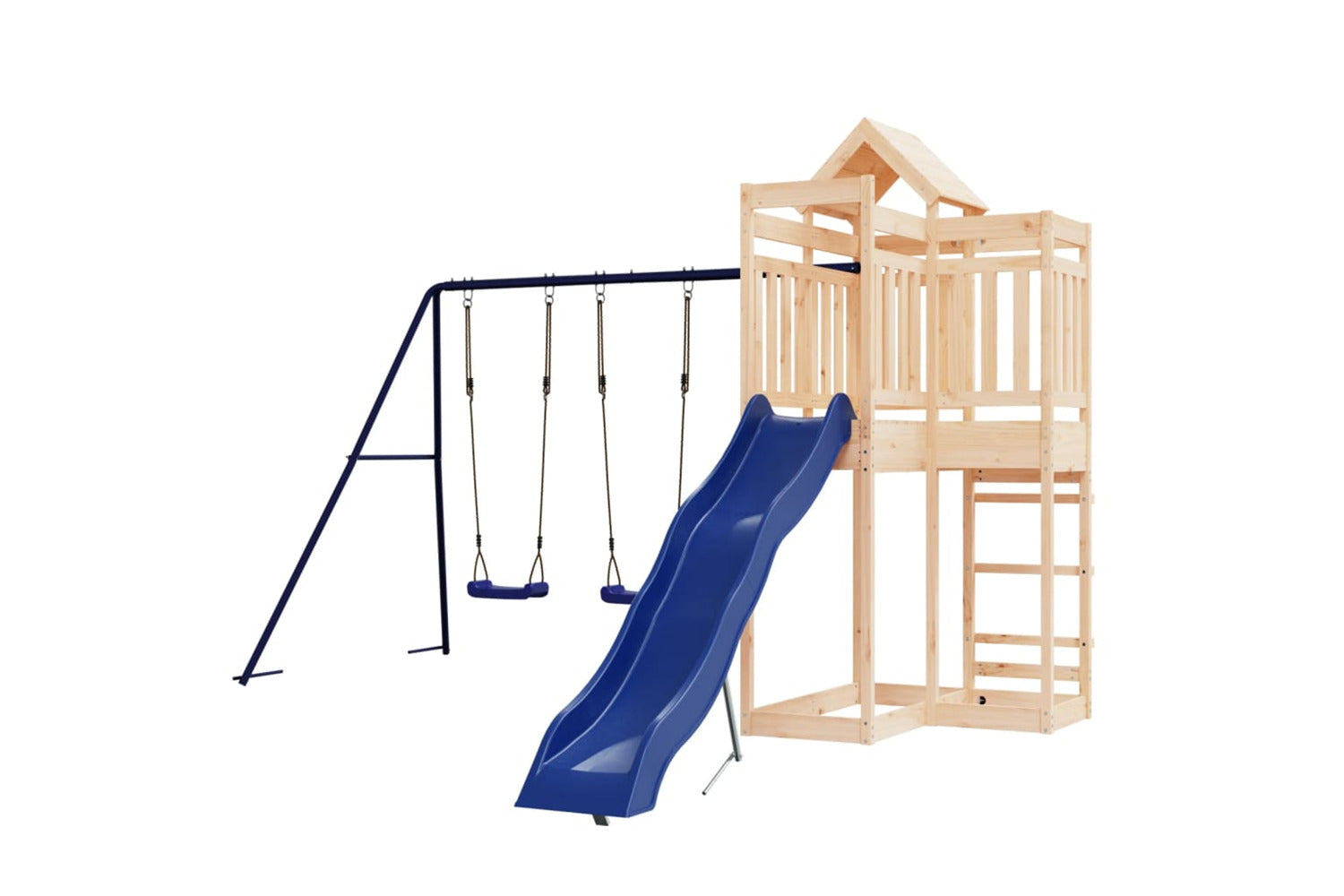 Vidaxl 3156886 Outdoor Playset Solid Wood Pine-3