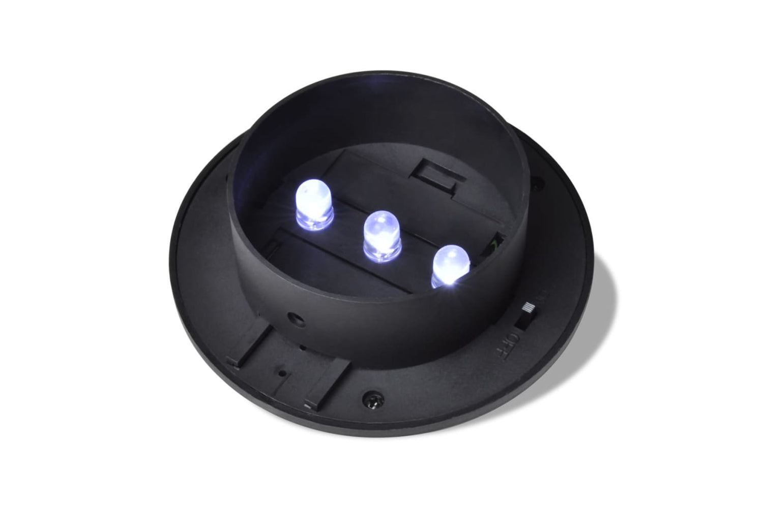 Vidaxl 41180 Outdoor Solar Lamp Set 6 Pcs Fence Light Gutter Light Black-5