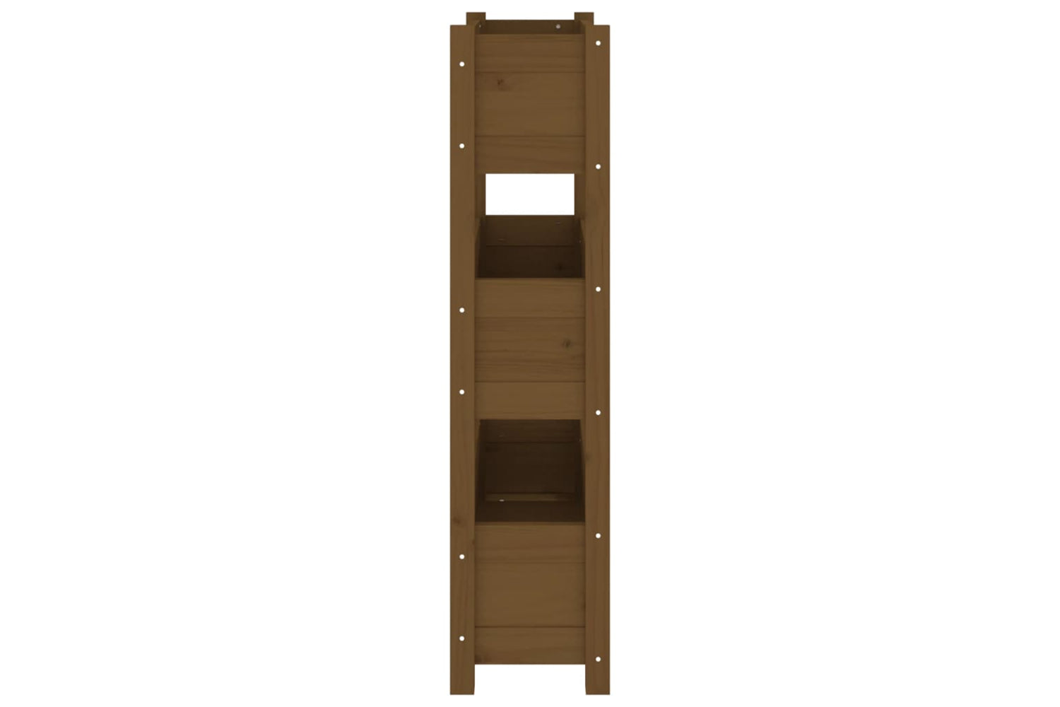 vidaXL 823937 Planter Honey Brown 77x25x104.5cm Solid Wood Pine-5