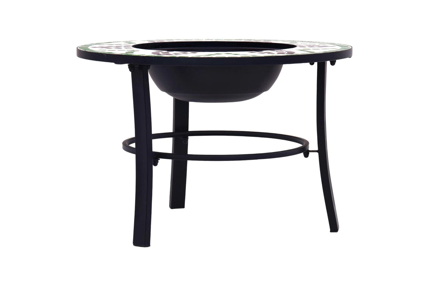 Vidaxl 46722 Vidaxl Mosaic Fire Pit Green 68cm Ceramic-4