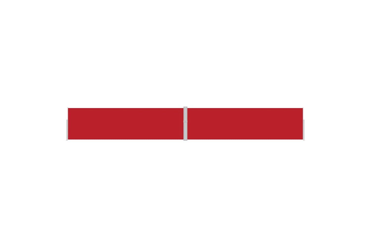 vidaXL 313398 Patio Retractable Side Awning 170x1200cm Red-4