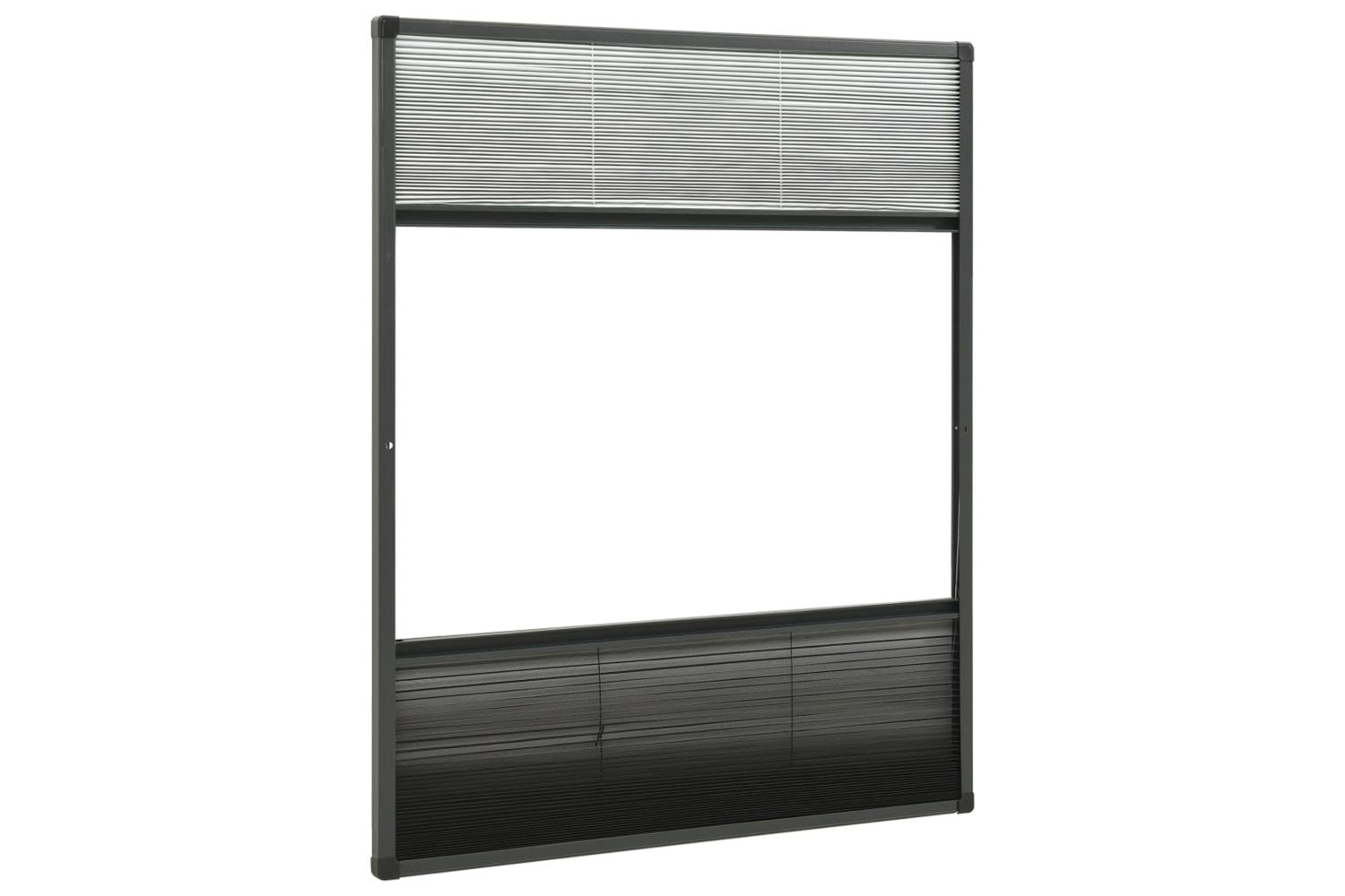 Vidaxl 148683 Plisse Insect Screen For Windows Aluminium 80x100cm With Shade-3