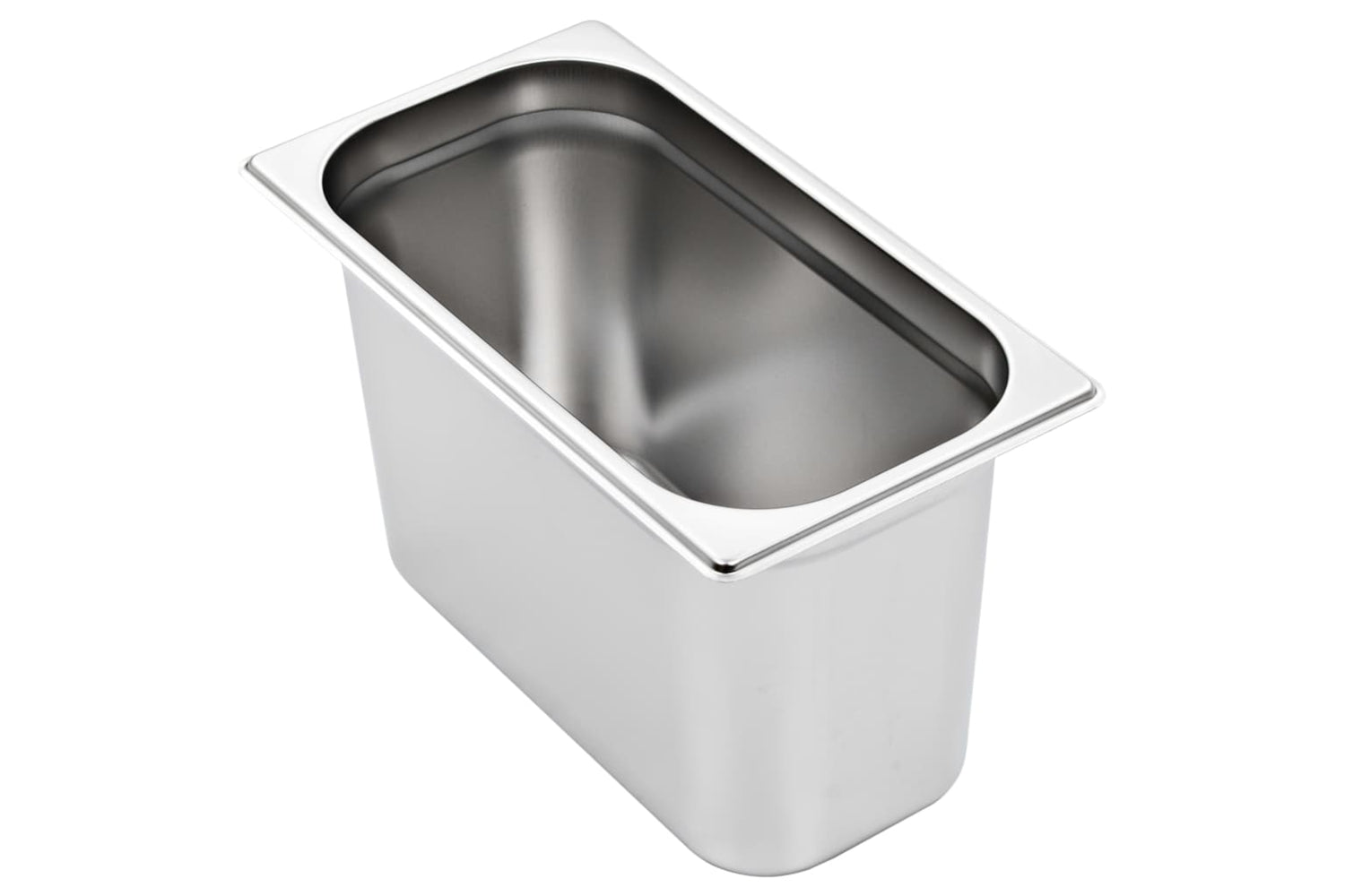 vidaXL 50897 Gastronorm Containers 4 Pcs Gn 1/3 200mm Stainless Steel-4