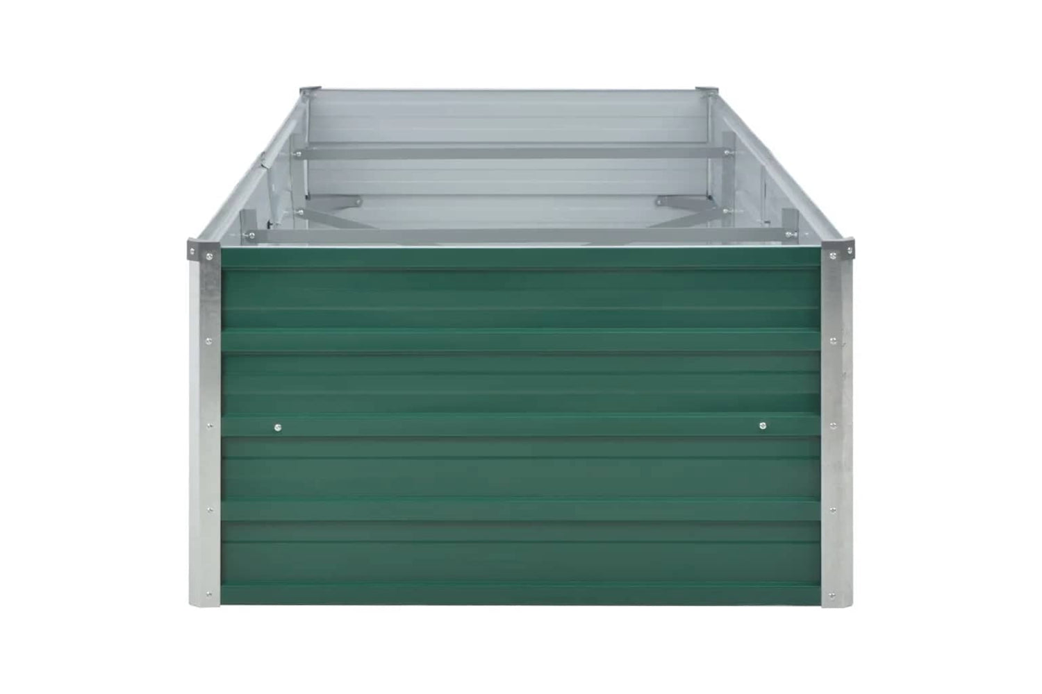 vidaXL 44843 Garden Raised Bed Galvanised Steel 240x80x45cm Green-4