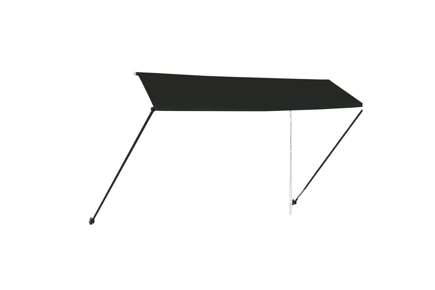 vidaXL 145919 Retractable Awning With Led 350x150cm Anthracite-3