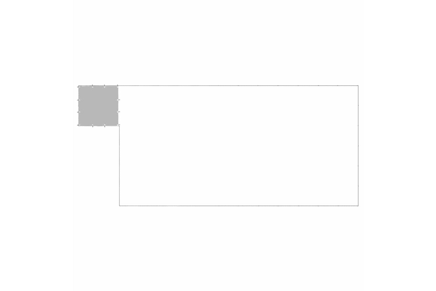 Vidaxl 3082223 Dog Kennel Silver 22.99 M2 Steel-4