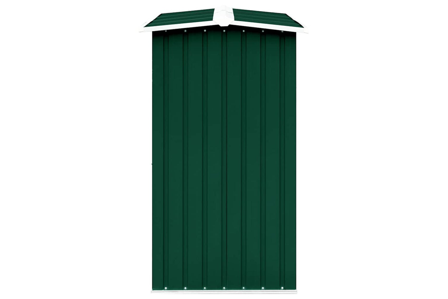 vidaXL 47086 Garden Log Storage Shed Galvanised Steel 330x92x153cm Green-3