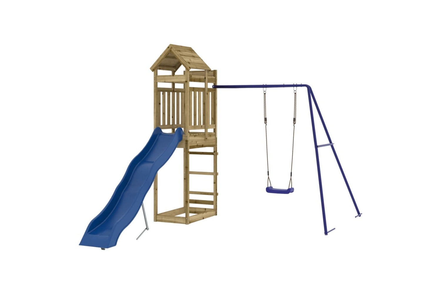 Vidaxl 3156951 Outdoor Playset Impregnated Wood Pine-4