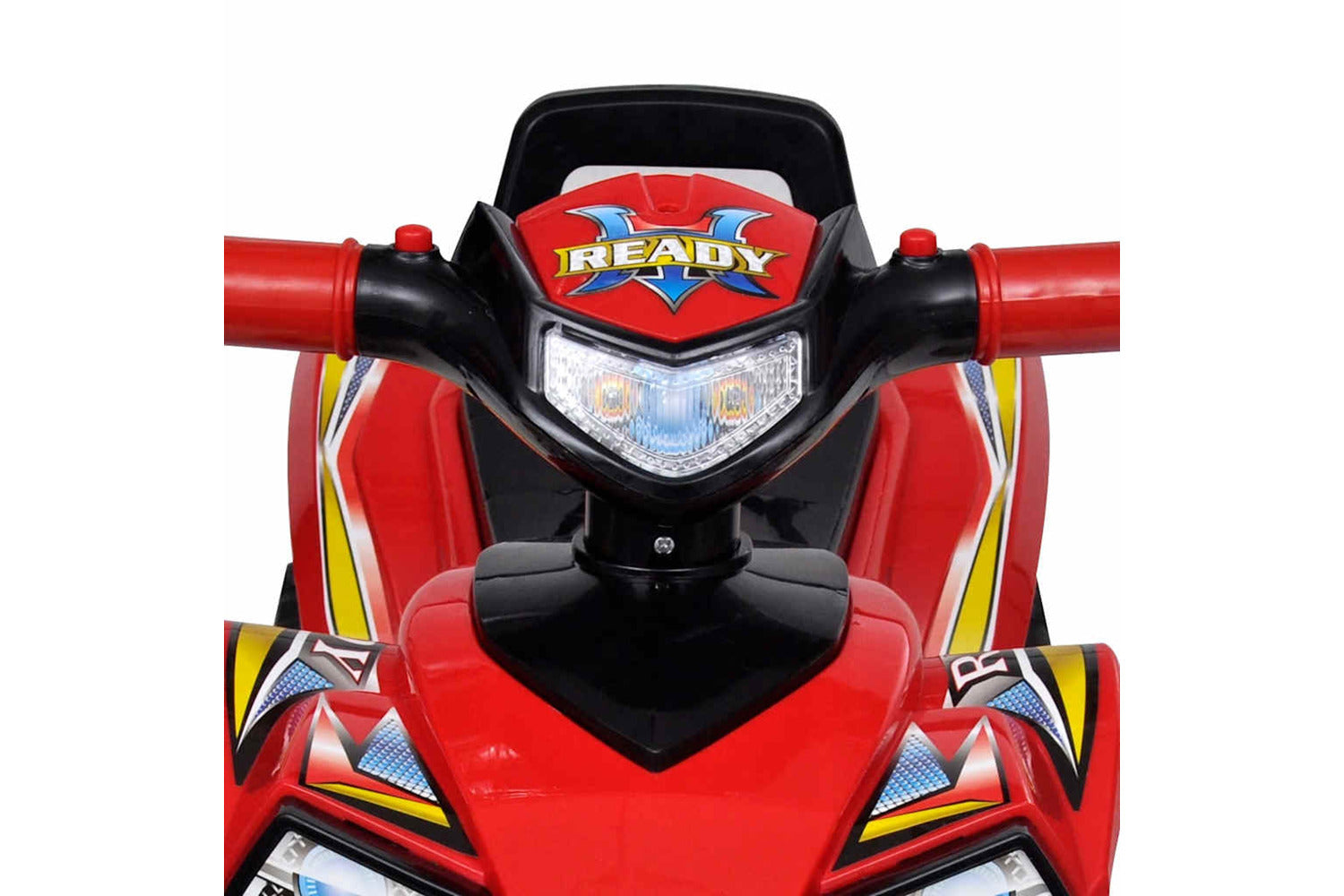 Vidaxl Red Children's Ride-on Quad With Sound And Light-3