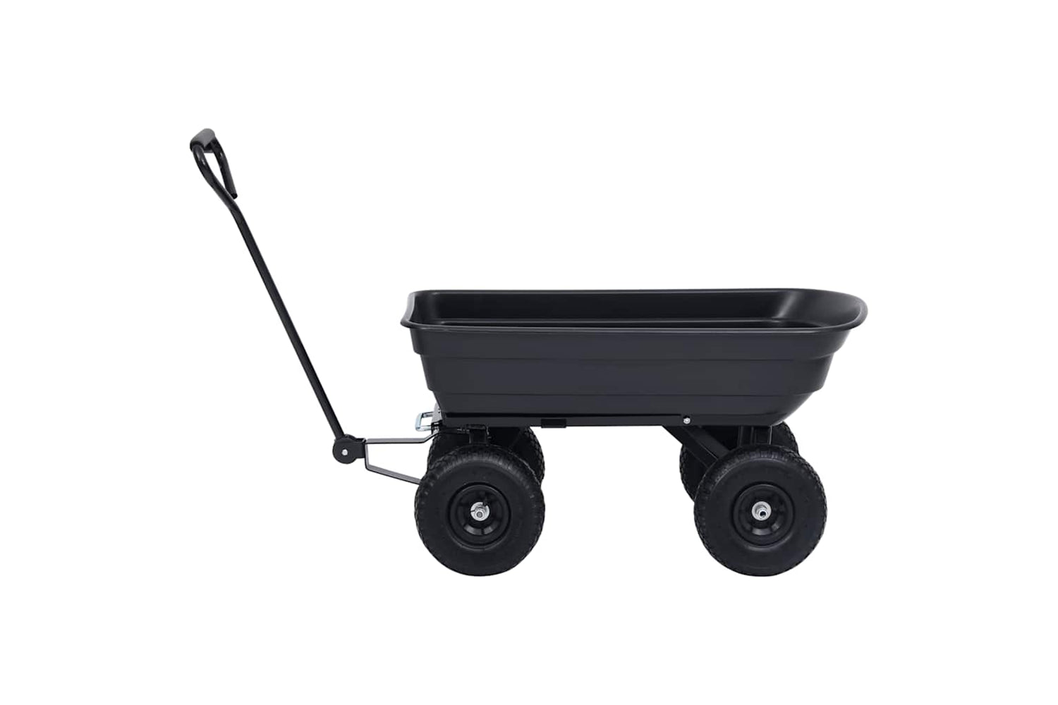 Vidaxl 92579 Garden Tipping Hand Cart 300 Kg 75l Black-4
