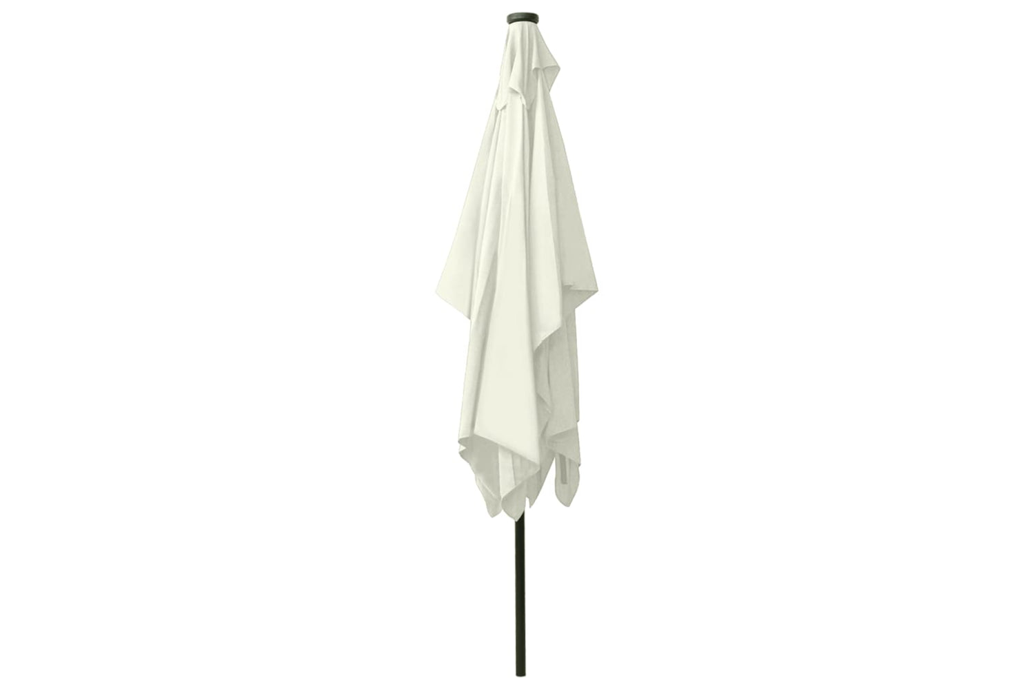Vidaxl 313787 Parasol With Leds And Steel Pole Sand 2x3 M-6