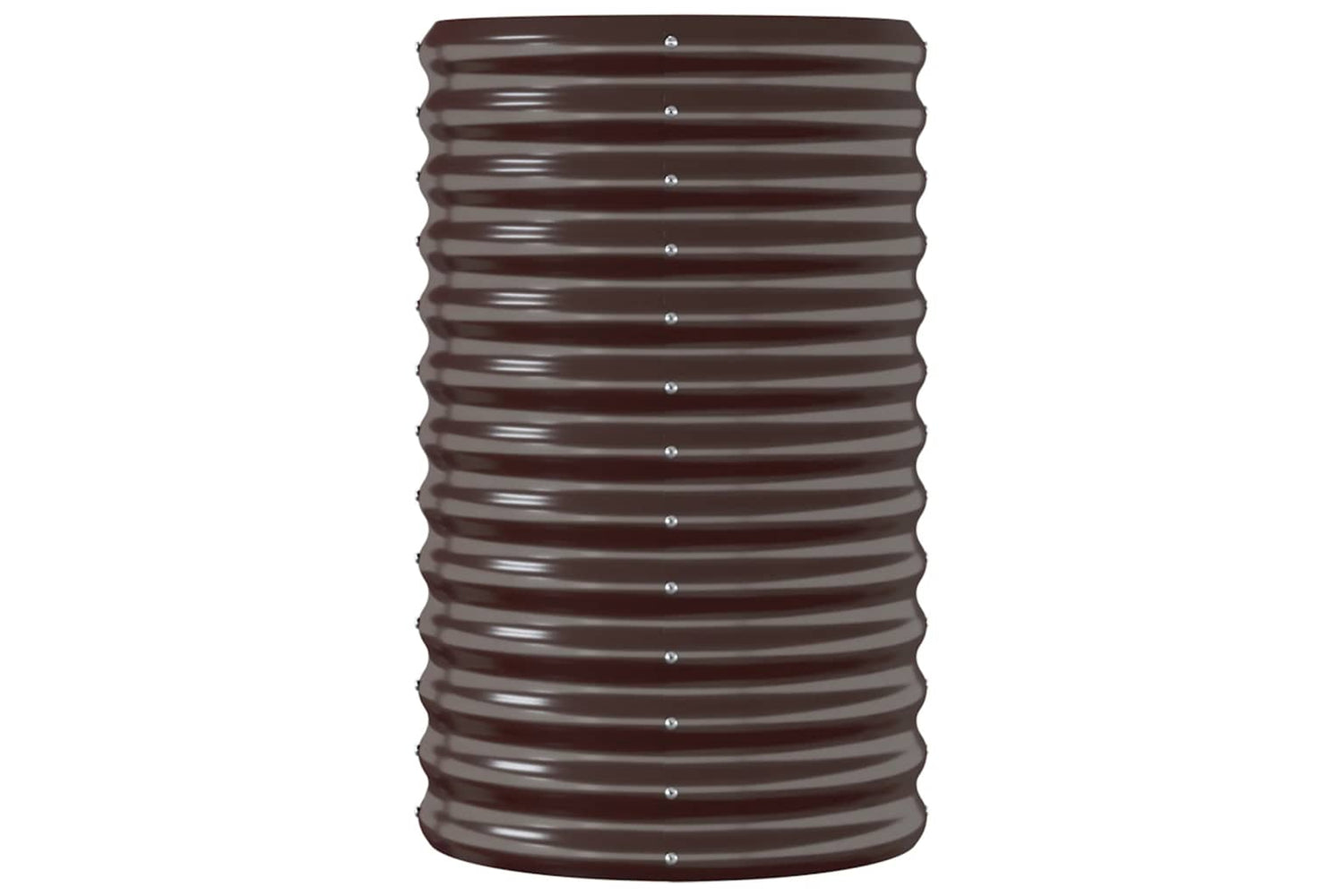 vidaXL 318890 Garden Raised Bed Powder-coated Steel 114x40x68cm Brown-3