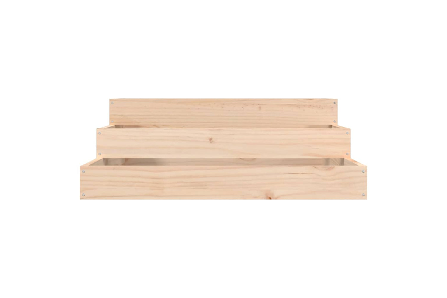 vidaXL 823906 Planter 78x78x27cm Solid Wood Pine-3