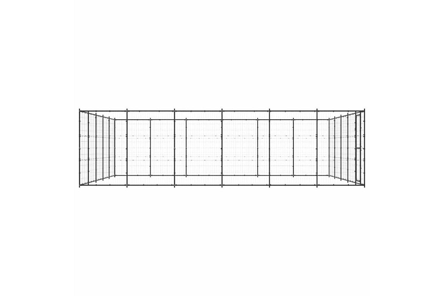 Vidaxl 3082324 Outdoor Dog Kennel Steel 36.3 M2-4