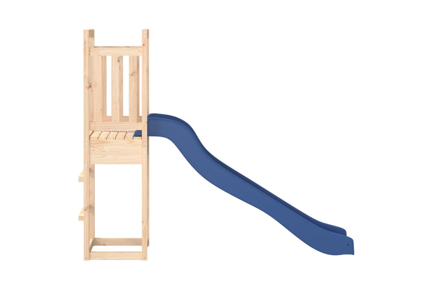 Vidaxl 3155942 Playhouse With Slide Solid Wood Pine-5