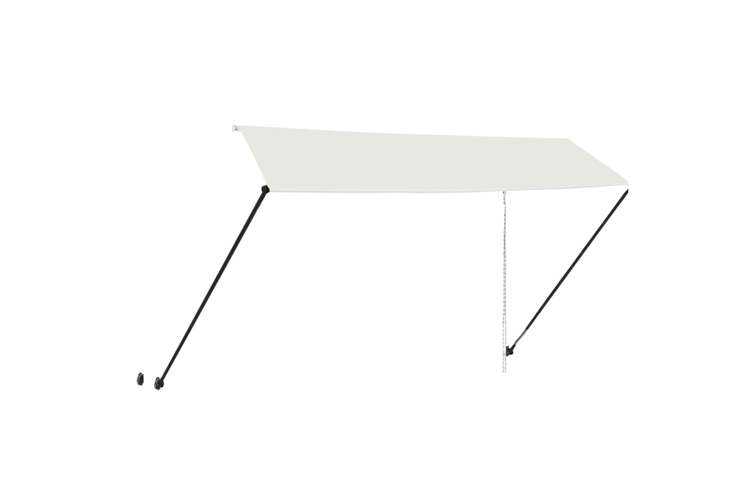 vidaXL 145926 Retractable Awning With Led 350x150cm Cream-3