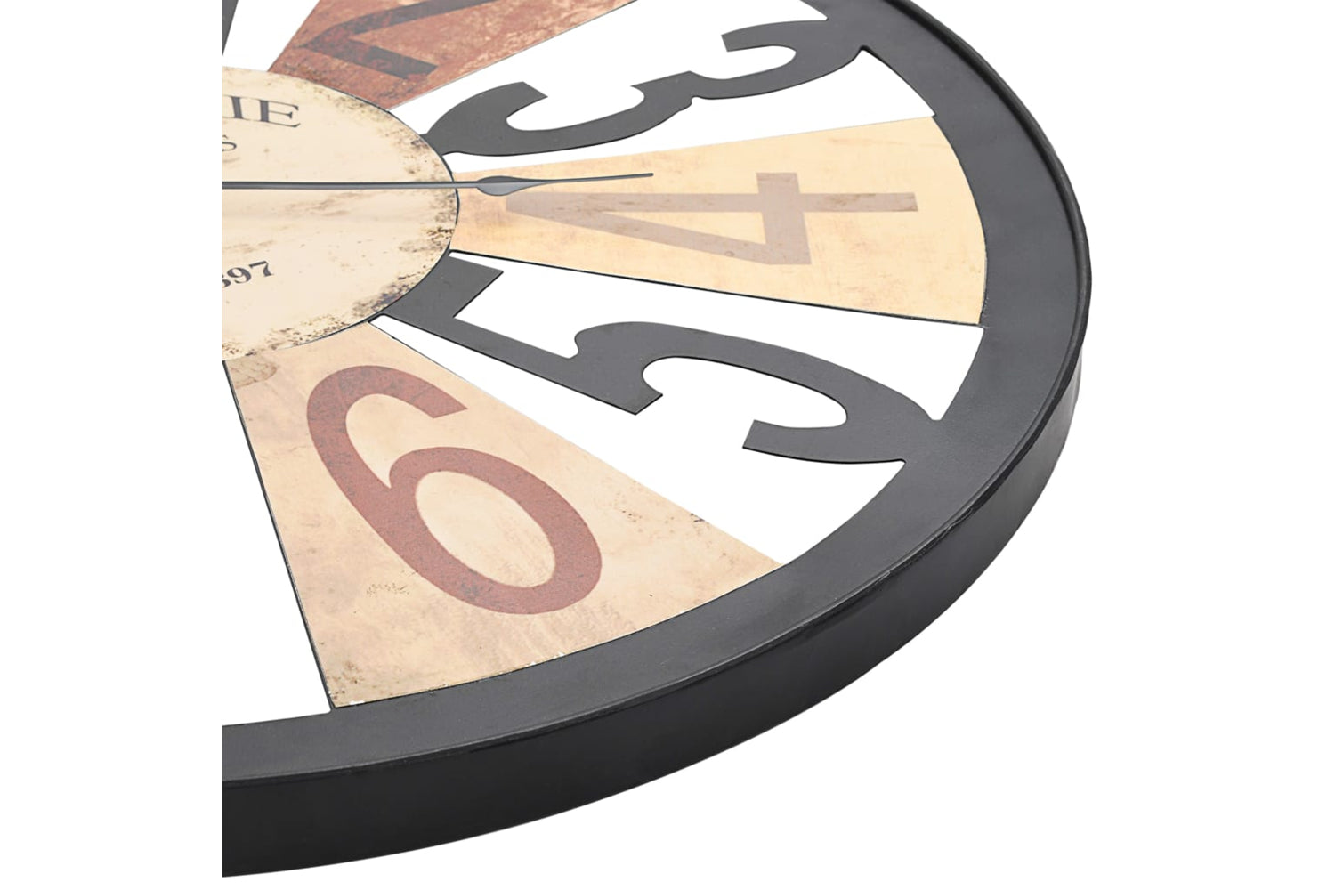 Vidaxl 283863 Metal Wall Clock 60 cm | Multicolour-3