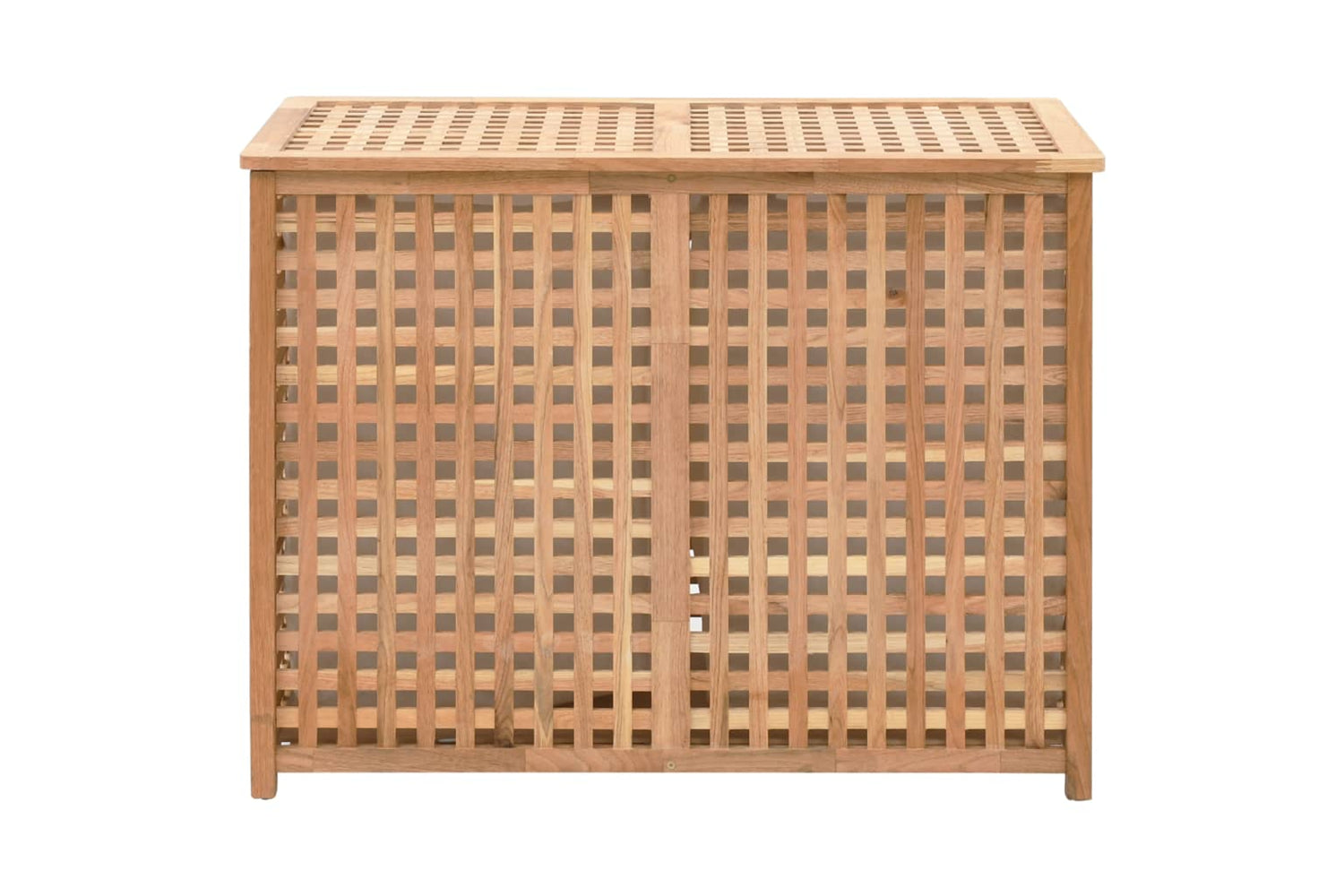 vidaXL 247604 Laundry Bin 87.5x46x67cm Solid Walnut Wood-3
