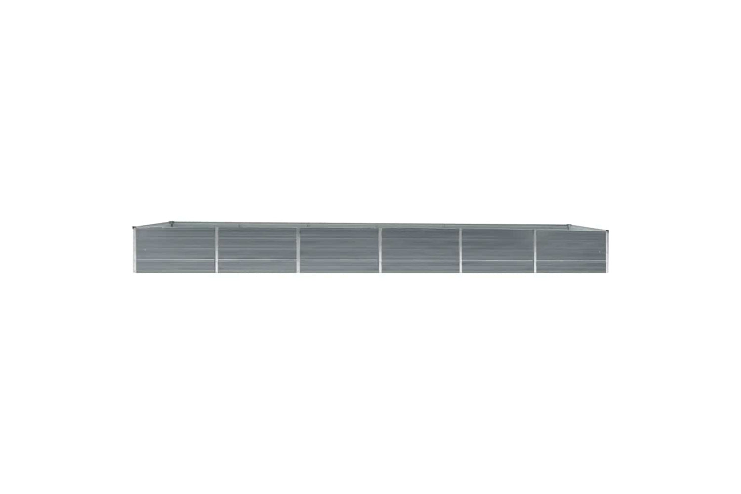 vidaXL 47064 Garden Raised Bed Galvanised Steel 480x80x45cm Grey-3