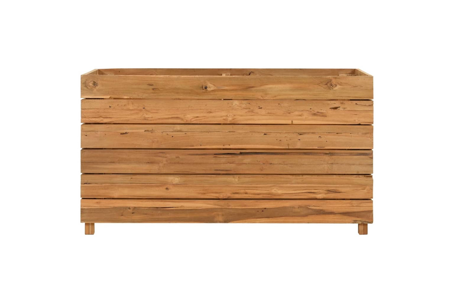 vidaXL Raised Bed 100x40x55cm Recycled Teak Wood And Steel-3