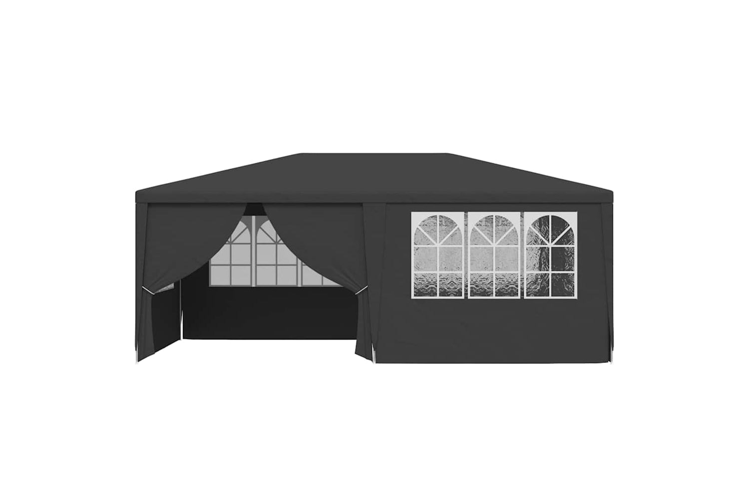 Vidaxl 48537 Professional Party Tent With Side Walls 4x6 M Anthracite 90 G/m?-3
