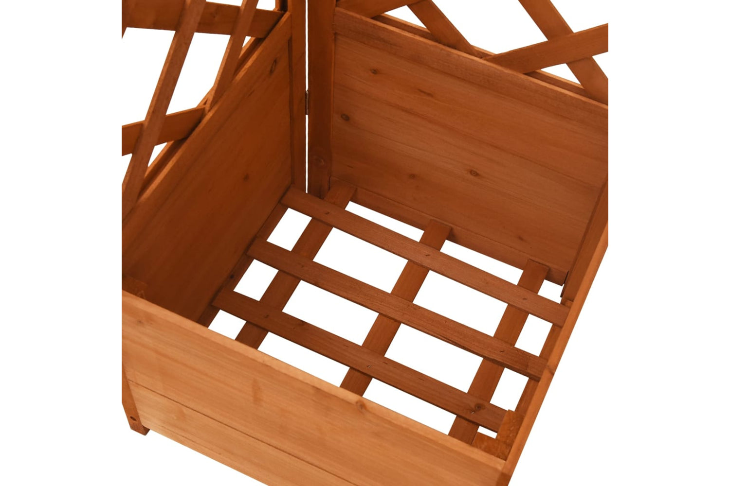 vidaXL 316411 Corner Trellis Planter 40x40x150cm Solid Fir Wood-4
