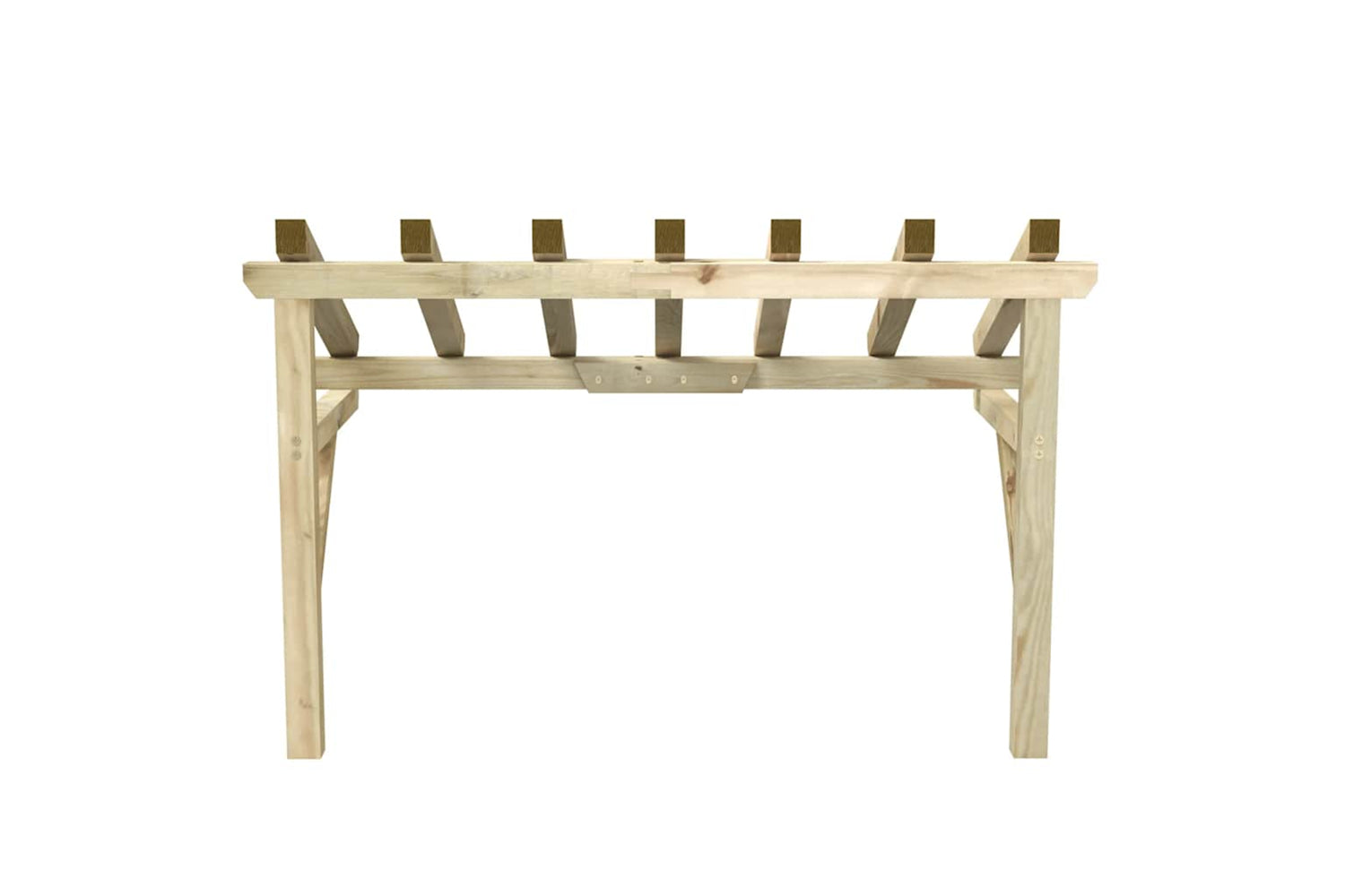 vidaXL 49454 Door Canopy 200x100x100cm Solid Pinewood-4