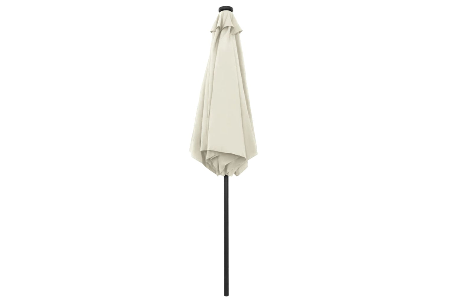 Vidaxl 47353 Parasol With Led Lights And Aluminium Pole 270 Cm Sand White-4