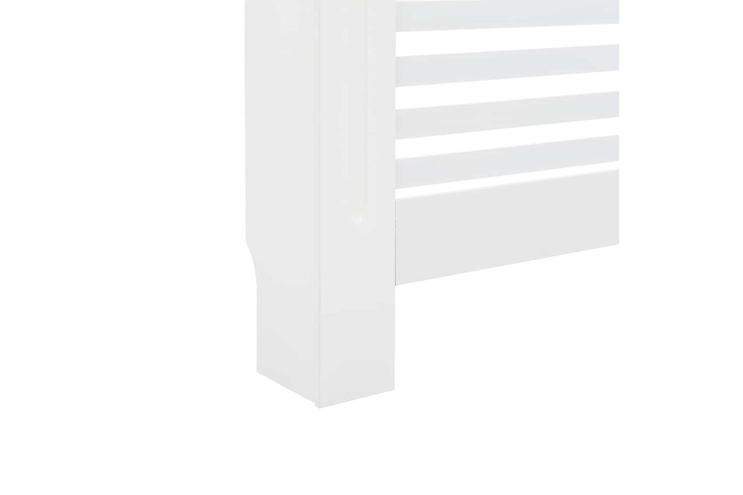 vidaXL Radiator Cover White 112x19x81.5cm Mdf-7